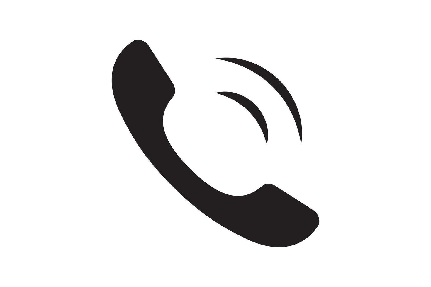 Call phone icon. Communication and support symbol. Telephone sign. vector