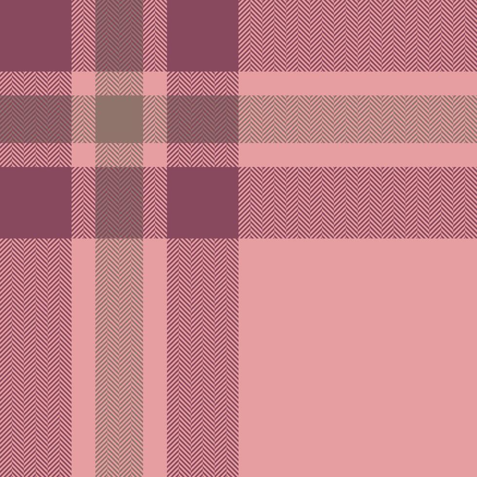 Plaid check pattern. Seamless fabric texture. Tartan textile print. vector