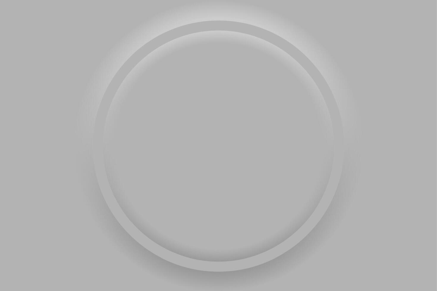 Grey minimal circle abstract geometry background vector