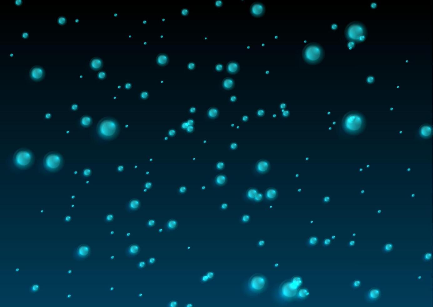 Blue shiny glowing particles abstract background vector