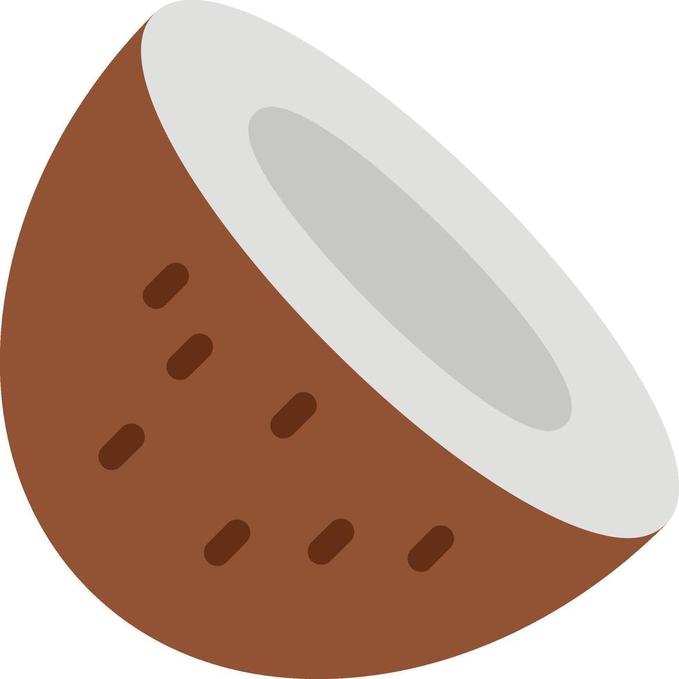 Coconut Flat Icon vector
