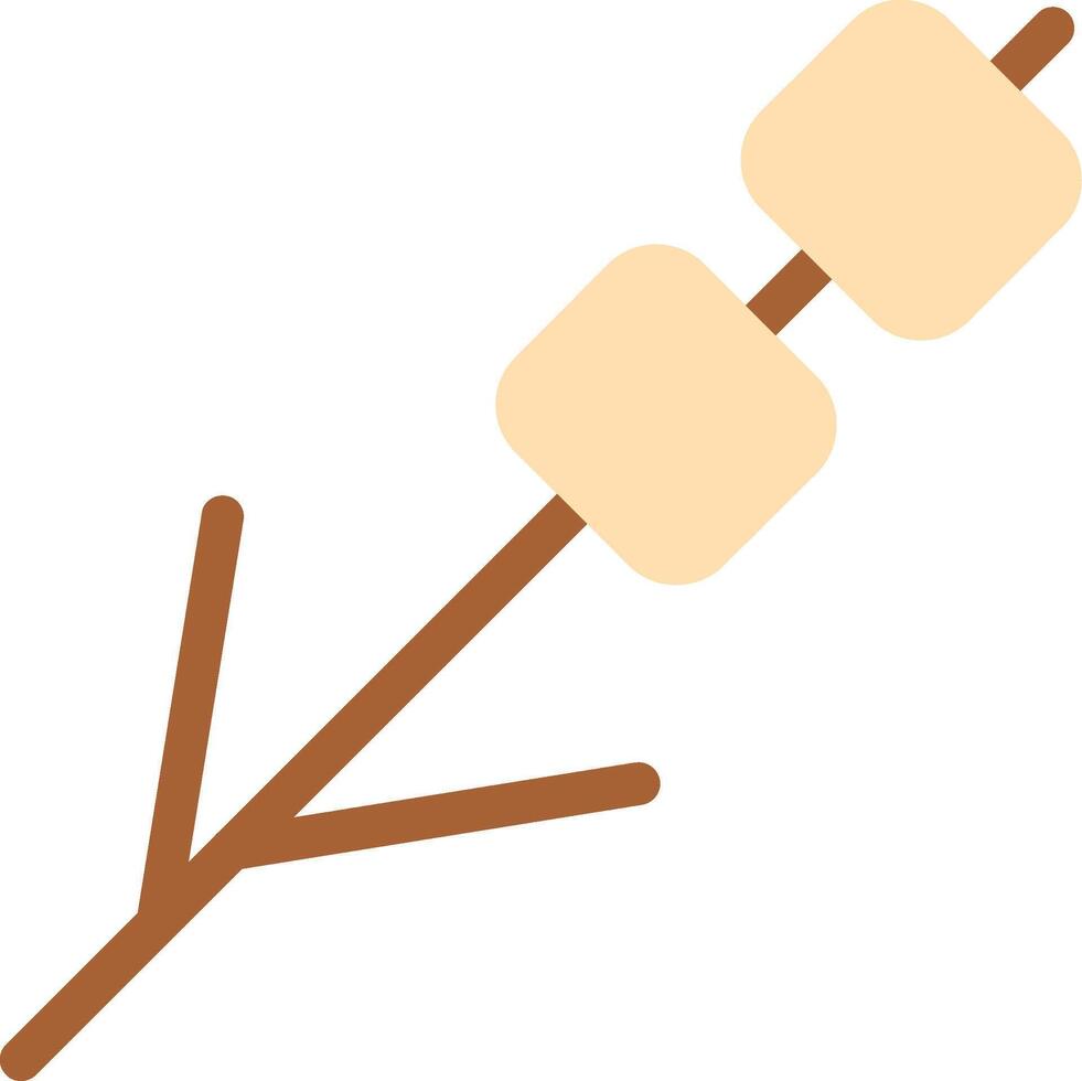 Marshmallow Flat Icon vector