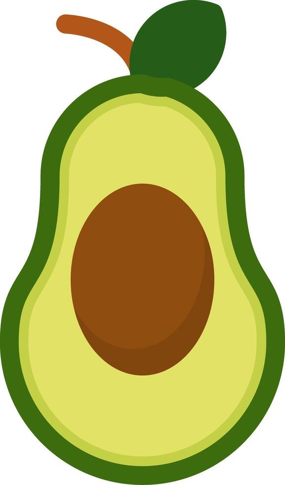 Avocado Flat Icon vector