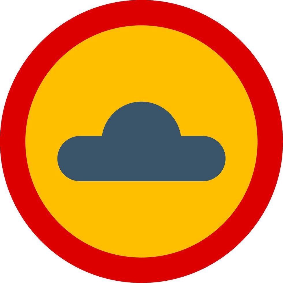 Hump Flat Icon vector