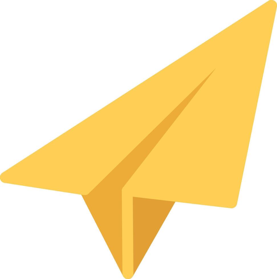Paper Plane Flat Icon vector