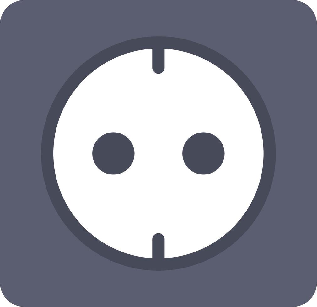 Socket Flat Icon vector