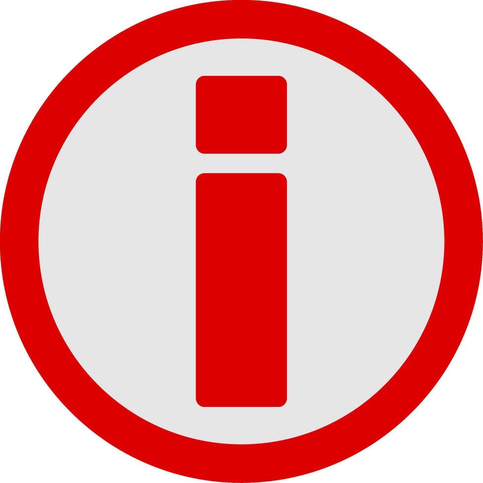 Information Flat Icon vector