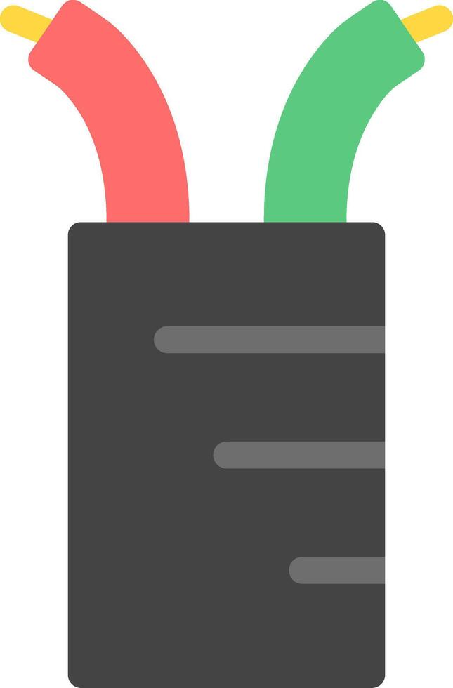 Wires Flat Icon vector