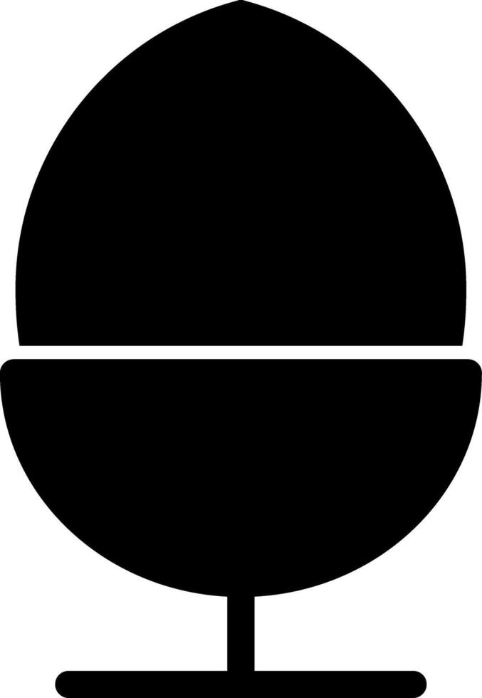 Egg Glyph Icon vector