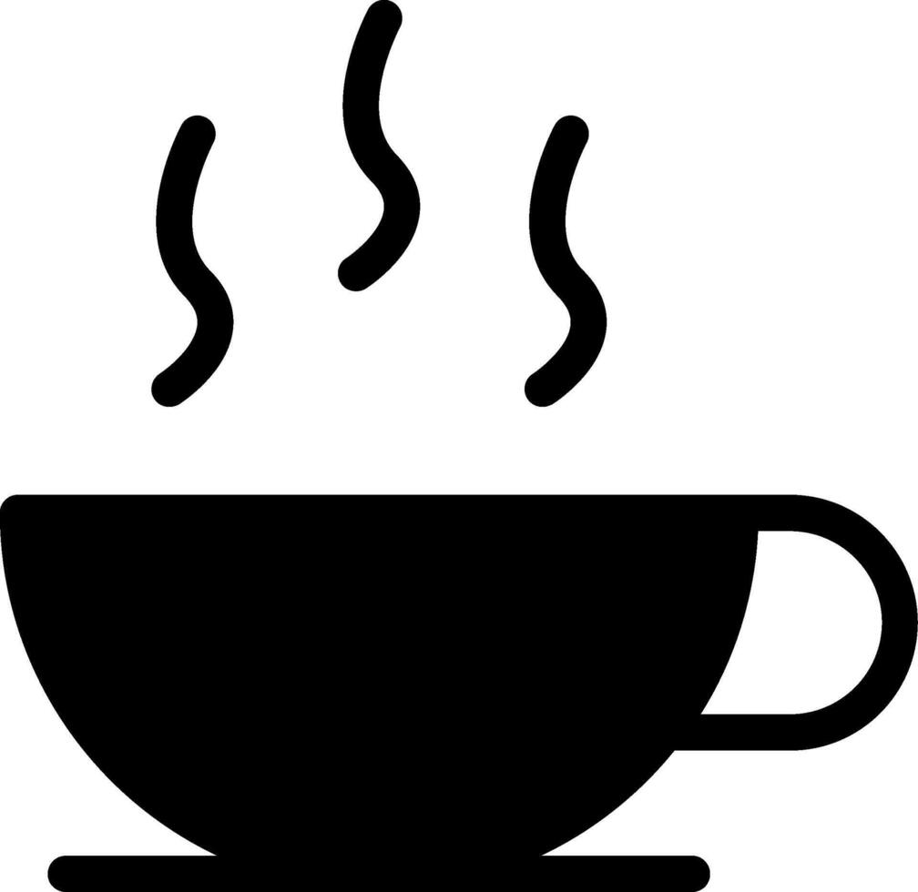 Tea Glyph Icon vector