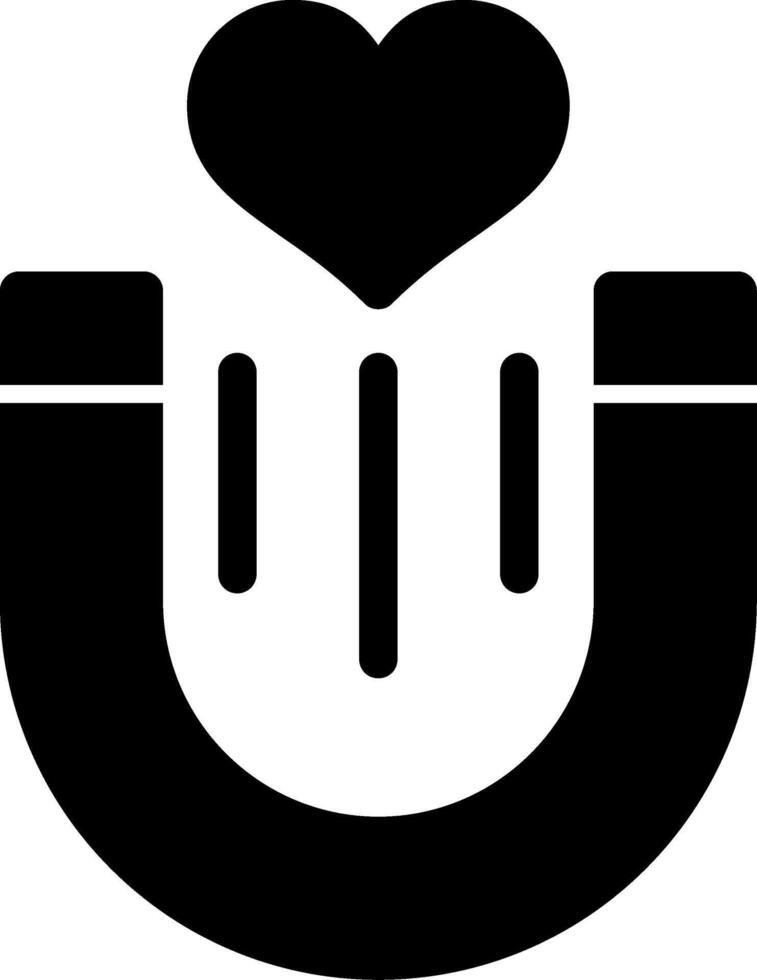 Attraction Glyph Icon vector