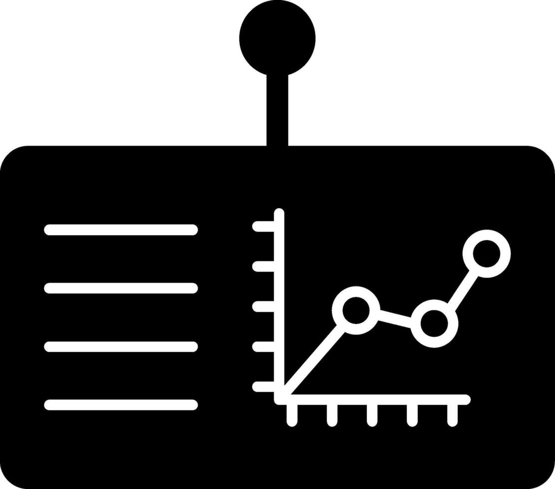 Presentation Glyph Icon vector
