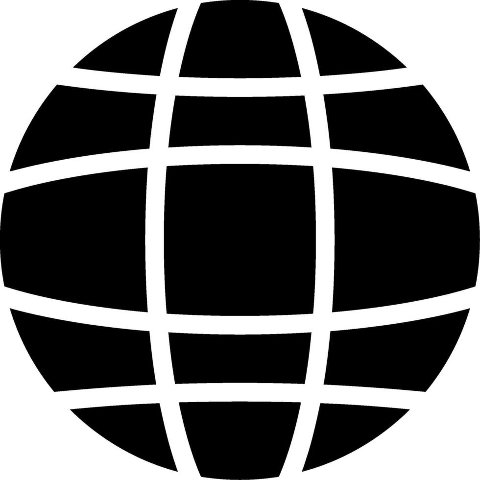 Global Glyph Icon vector