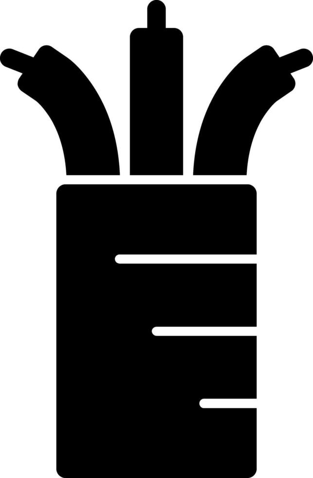 Wires Glyph Icon vector