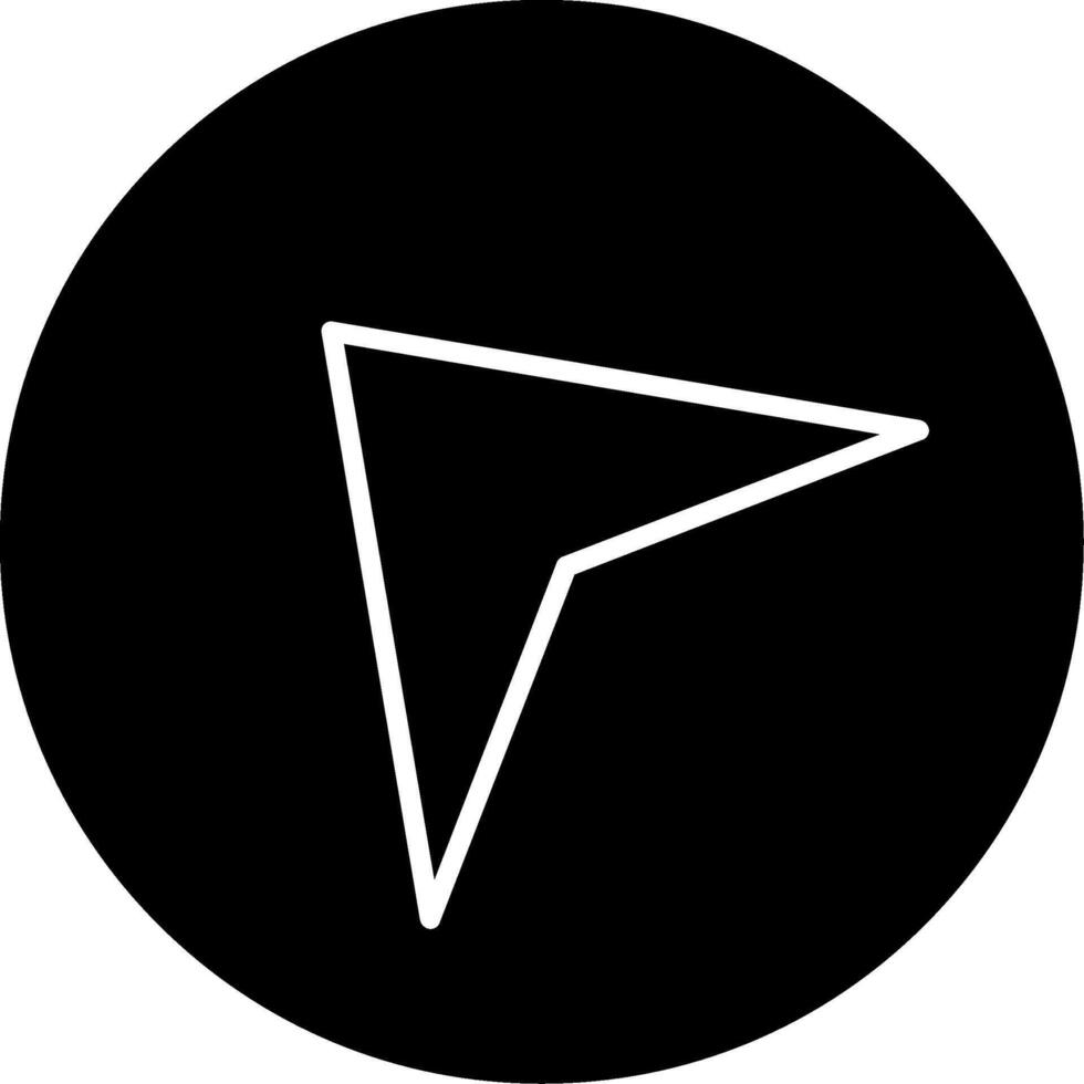 Navigation Glyph Icon vector