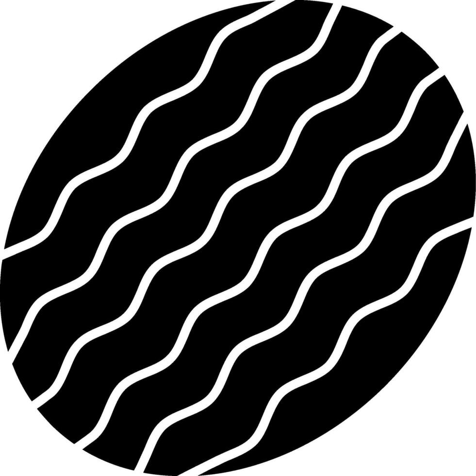 Watermelon Glyph Icon vector
