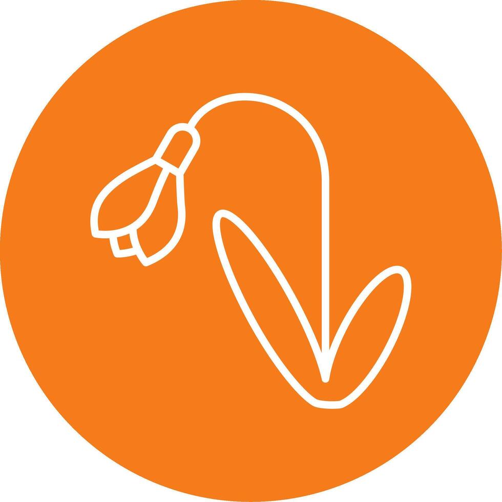 Snowdrop Colorful Icon vector