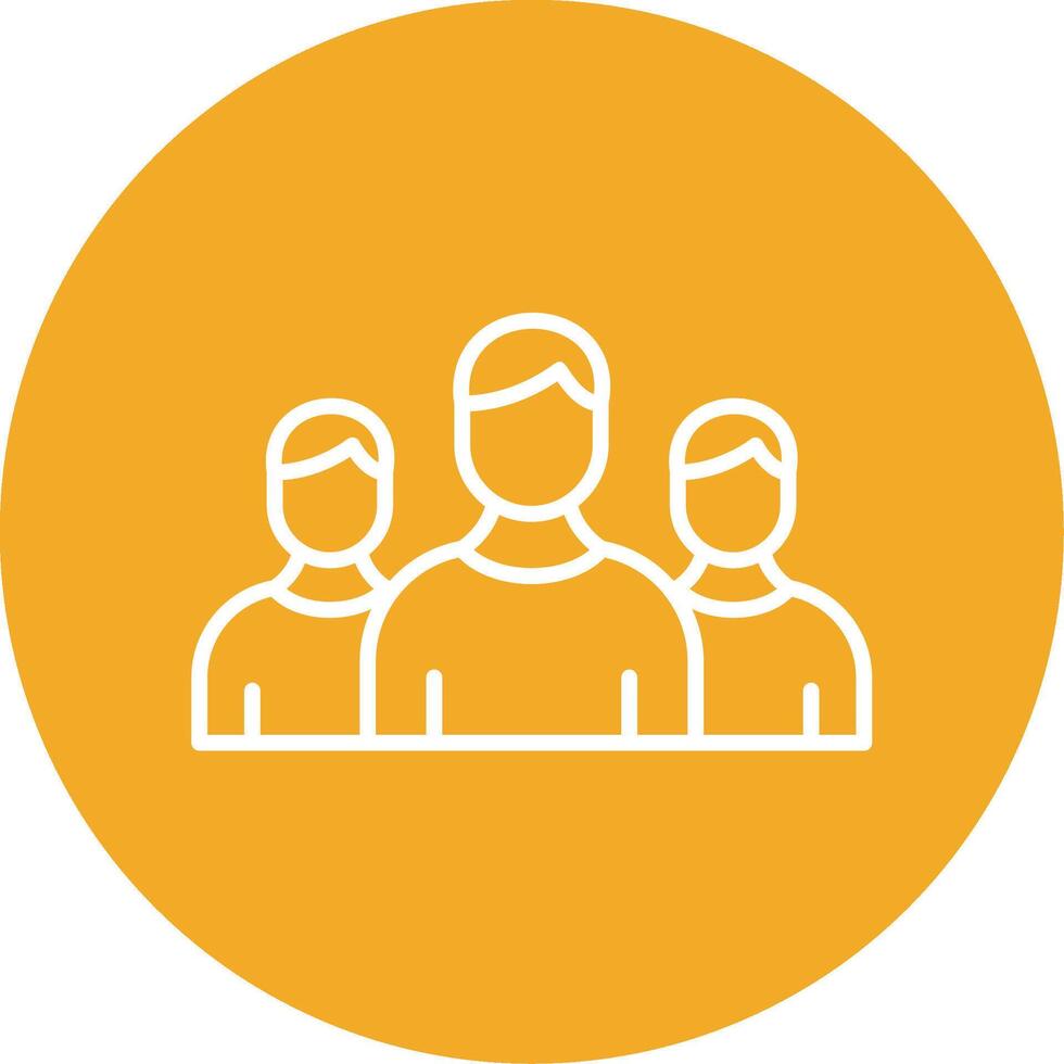 Team Colorful Icon vector
