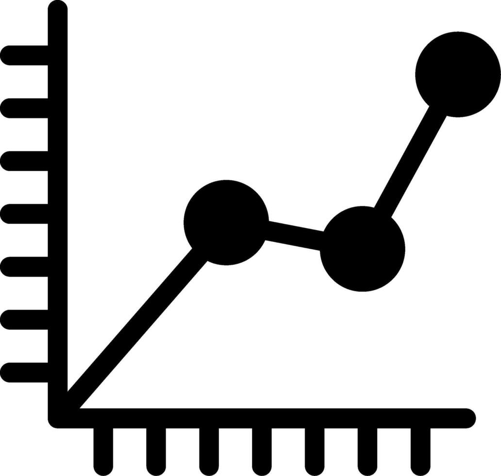 Diagram Glyph Icon vector