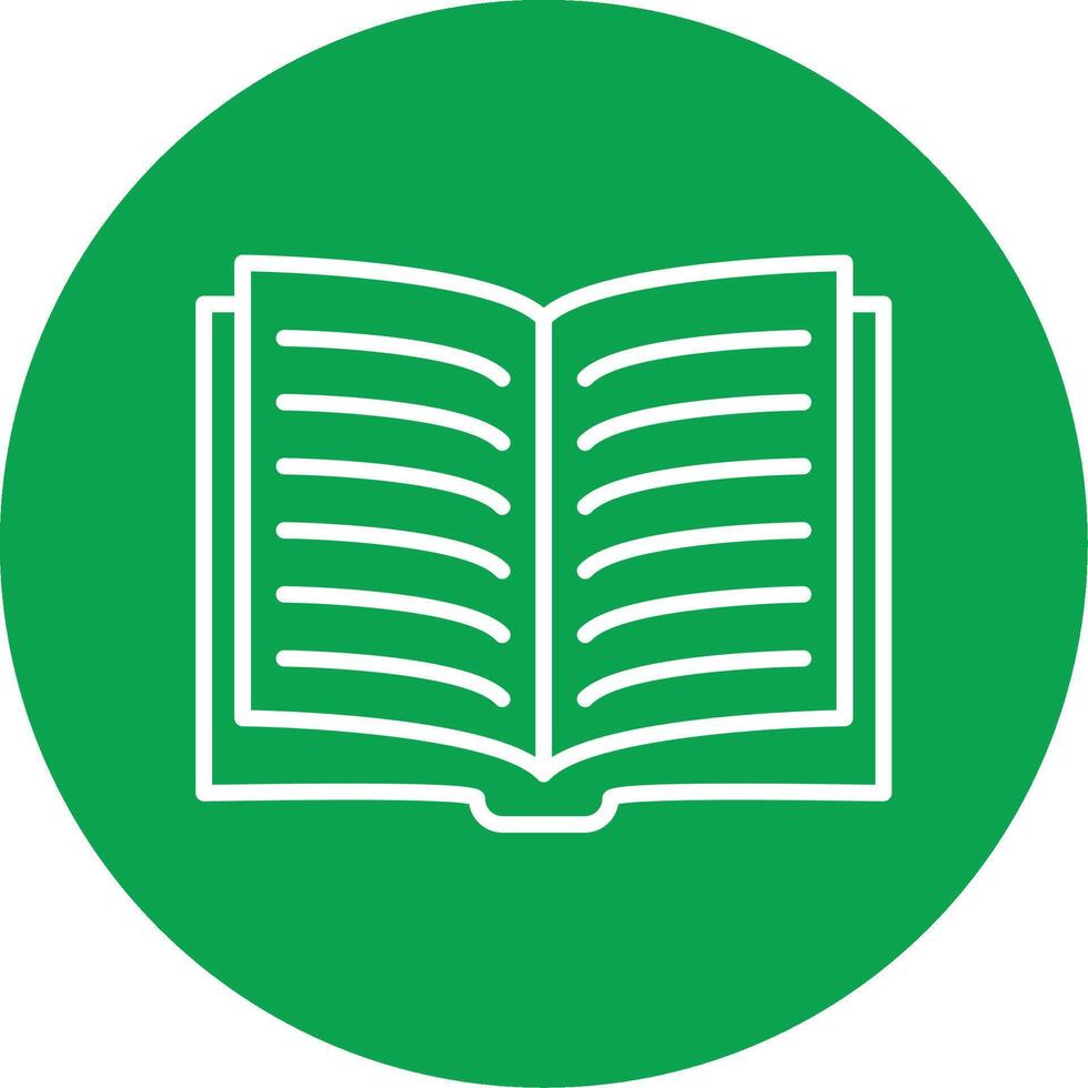 Reading Colorful Icon vector