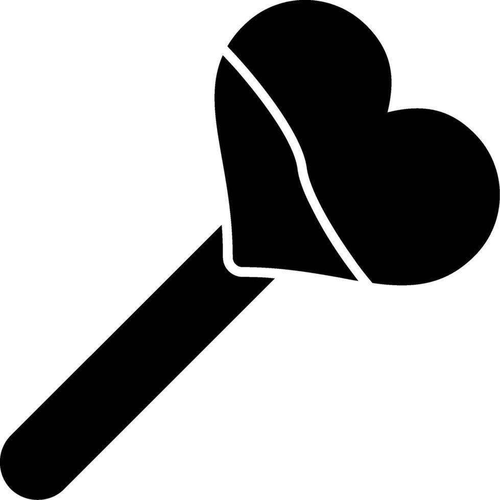 Lollipop Glyph Icon vector