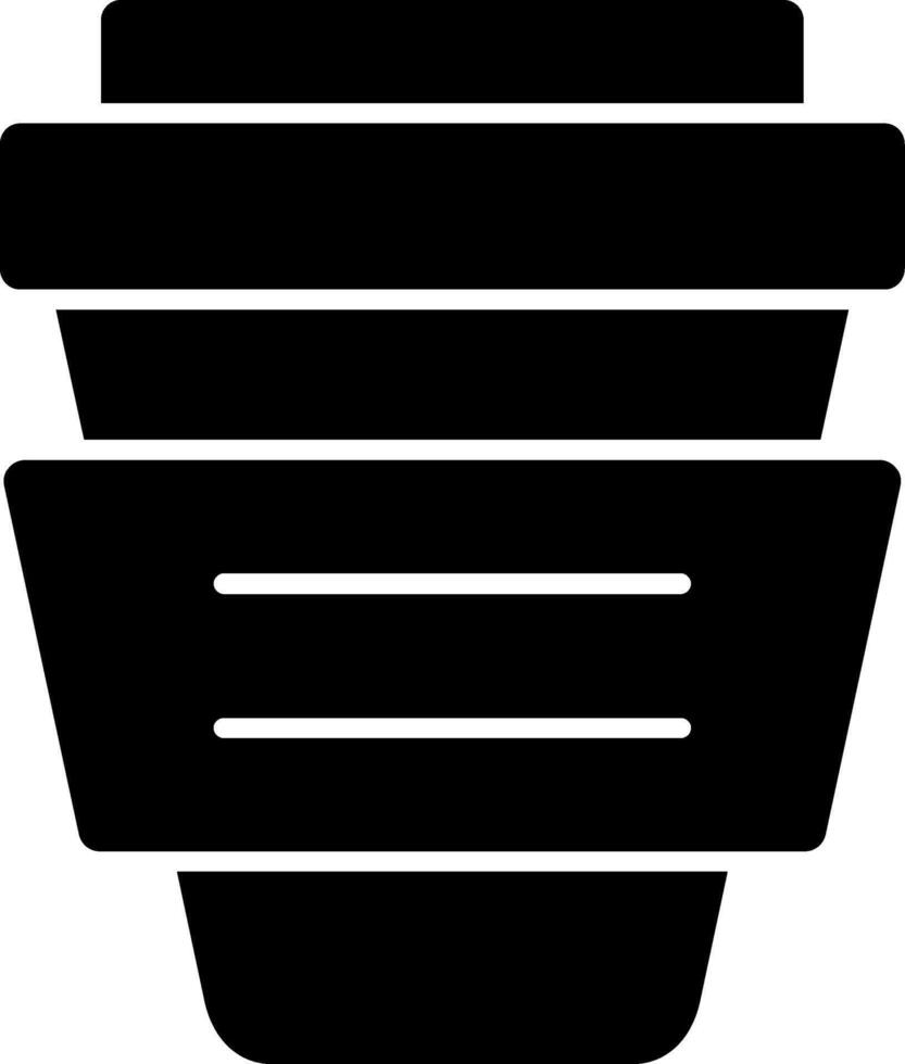 Coffee Glyph Icon vector