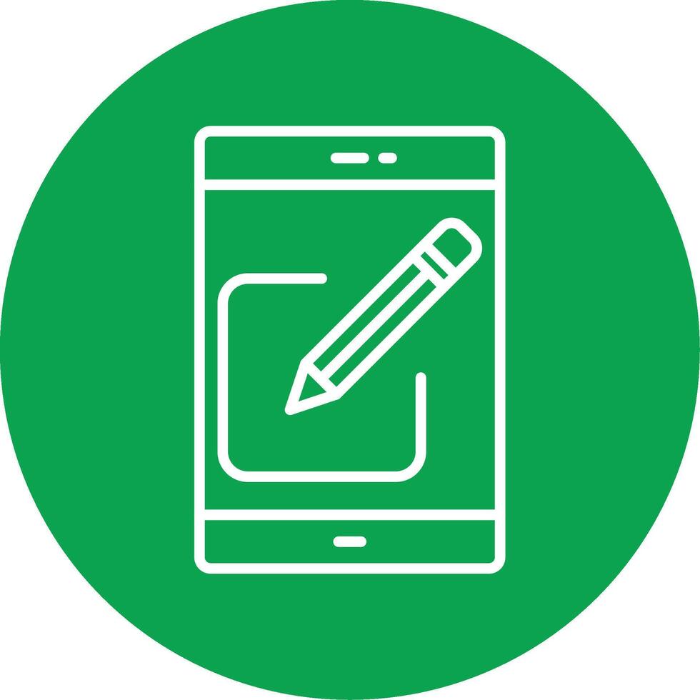 Editing Colorful Icon vector