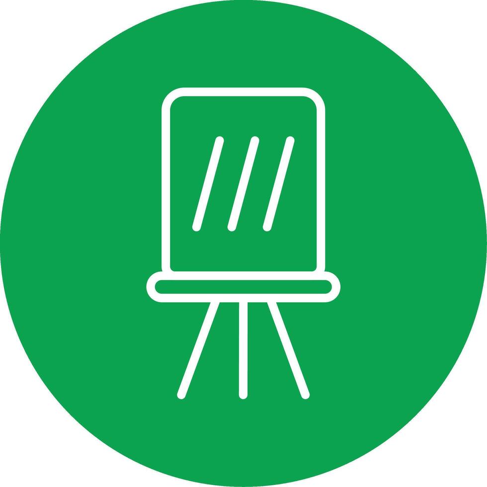 Easel Colorful Icon vector