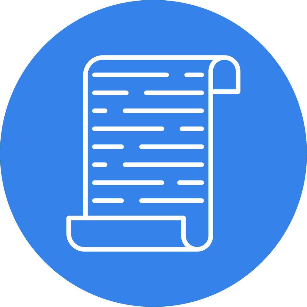 Script Colorful Icon vector