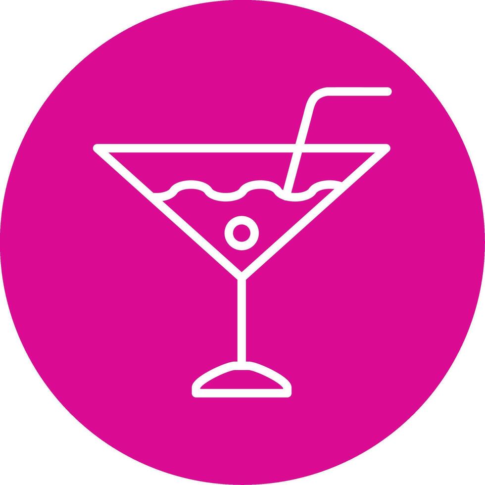 Martini Colorful Icon vector