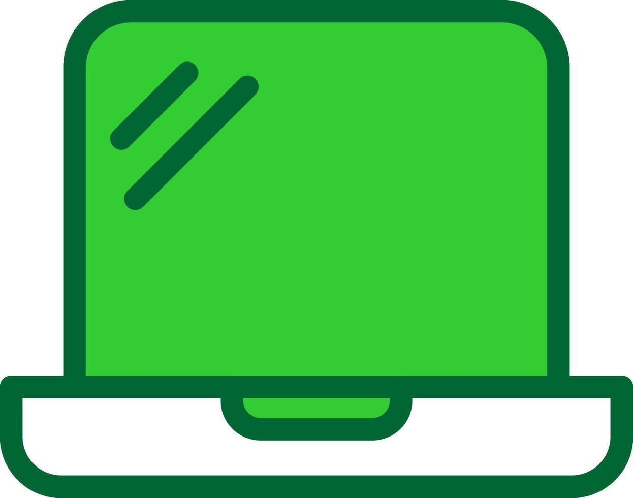 Laptop Colorful Icon vector