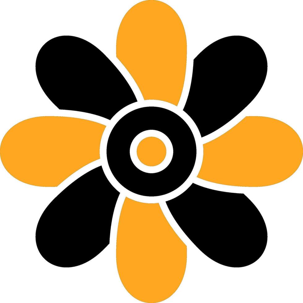 Chamomile Colorful Icon vector