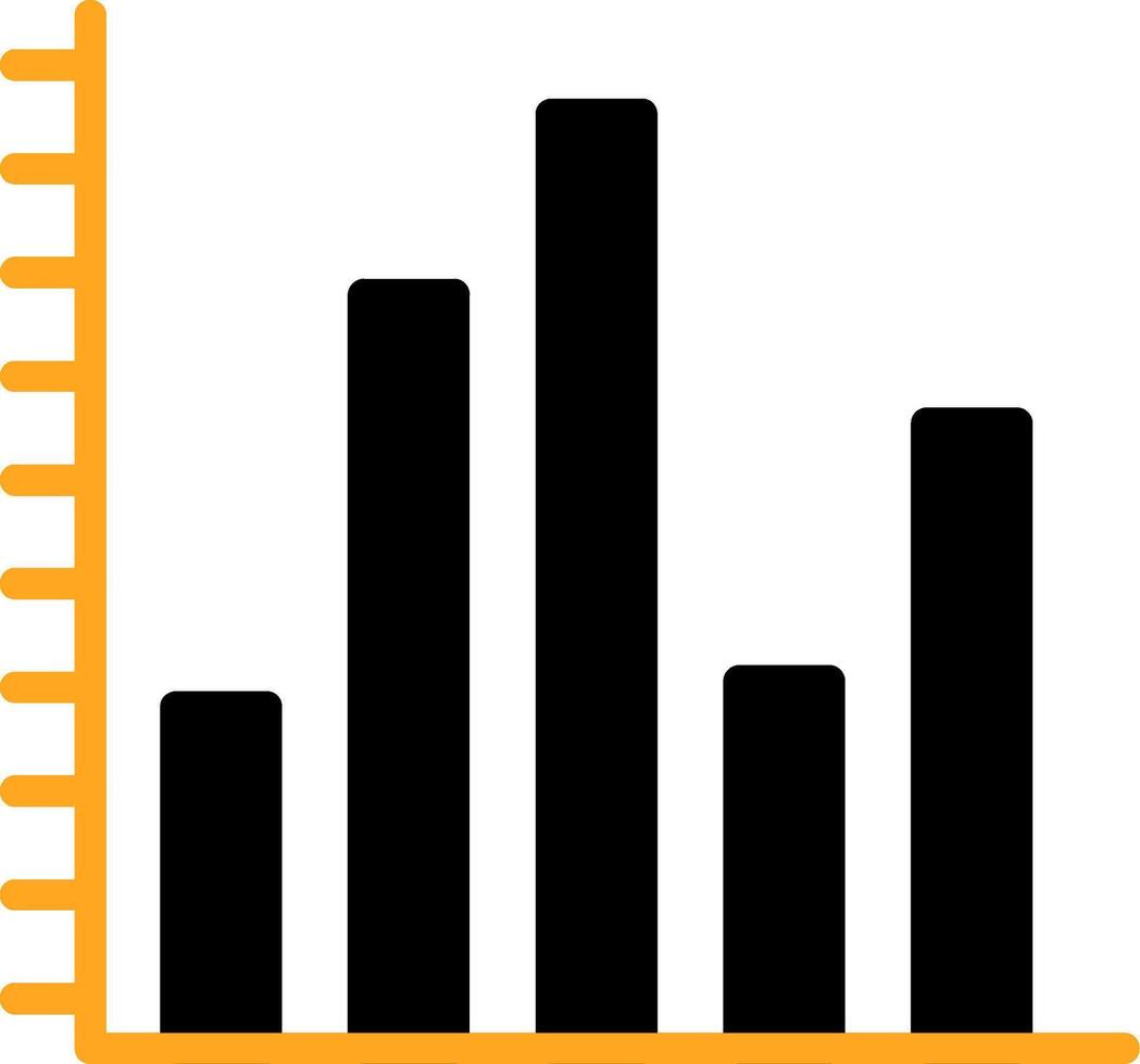 Statistics Colorful Icon vector