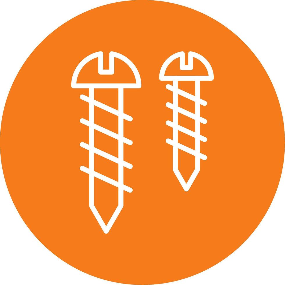Screw Colorful Icon vector