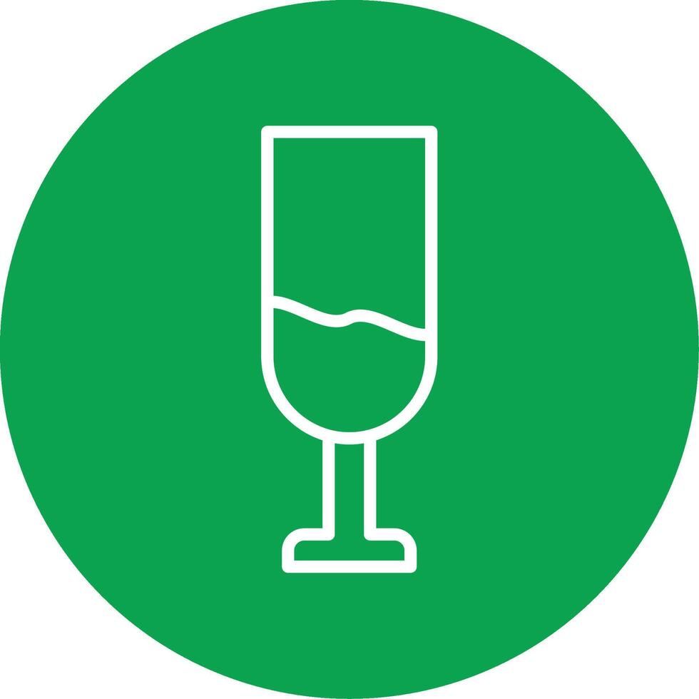 White Wine Colorful Icon vector
