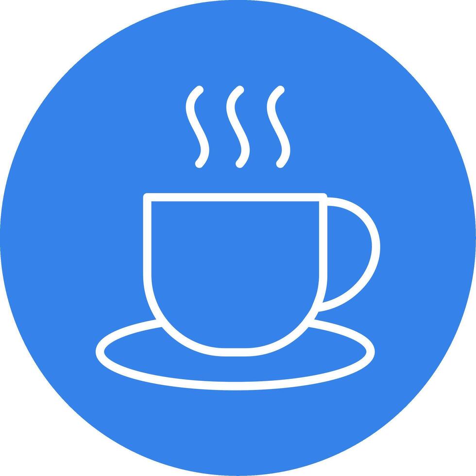 Coffee Cup Colorful Icon vector