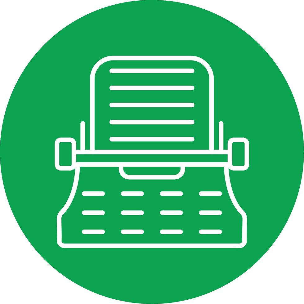 Typing Colorful Icon vector