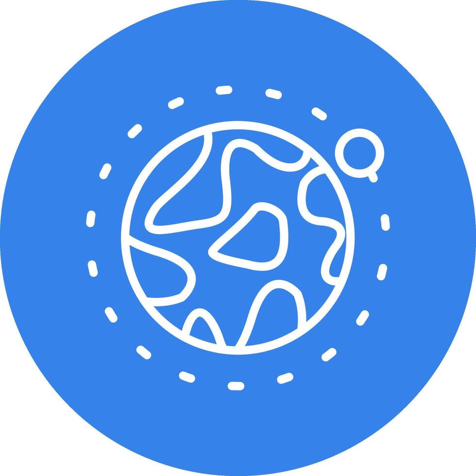 Planet Colorful Icon vector