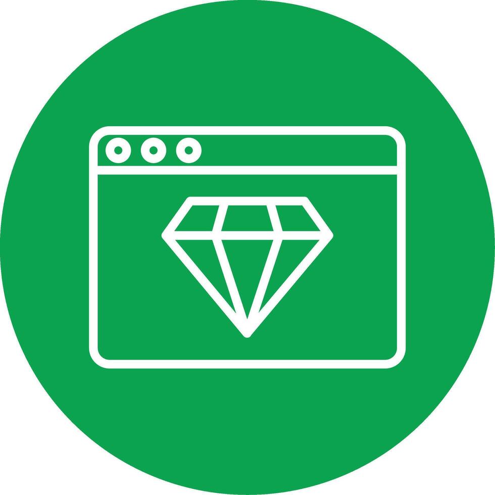 Diamond Colorful Icon vector