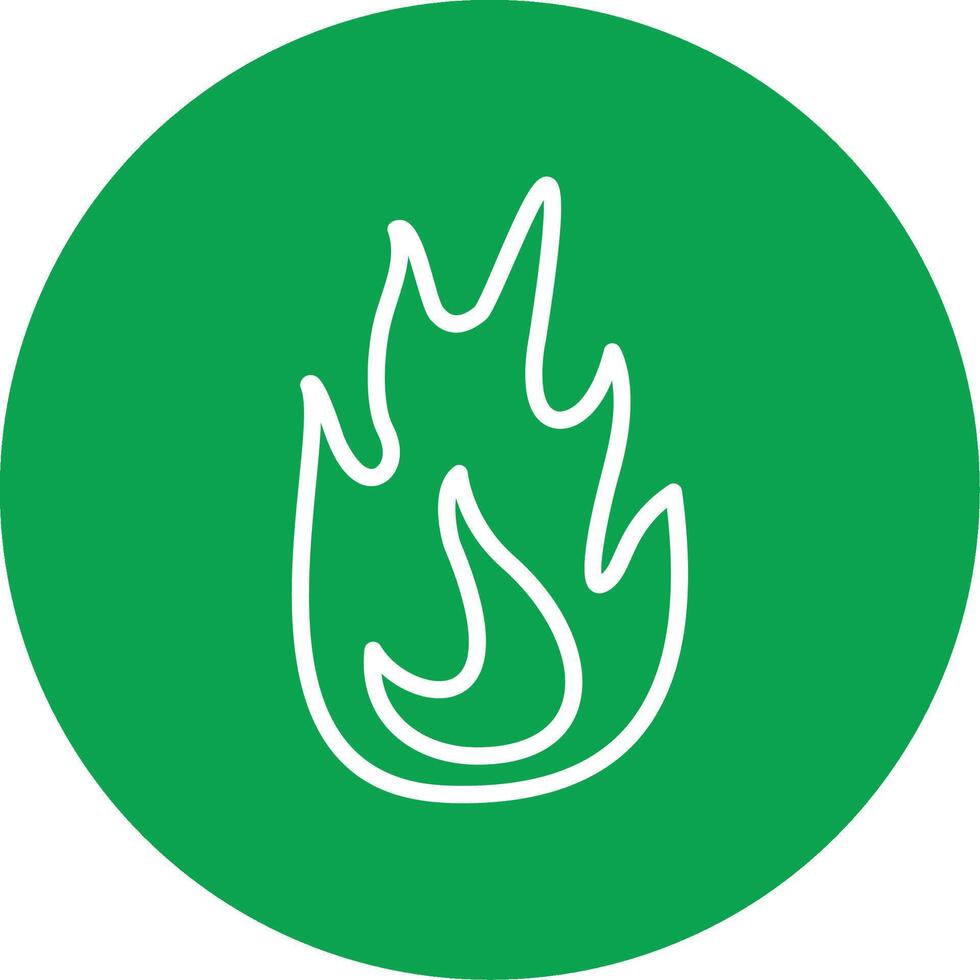 Fire Colorful Icon vector