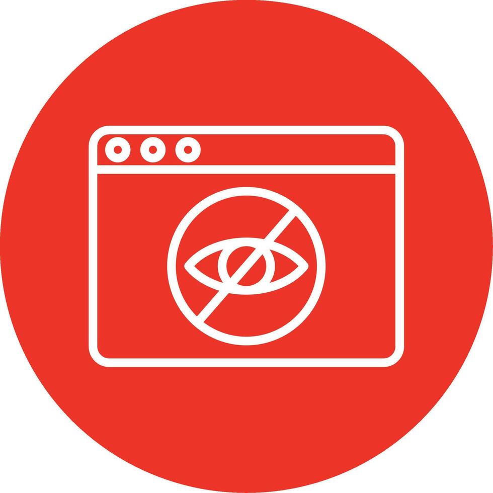 Eye Colorful Icon vector