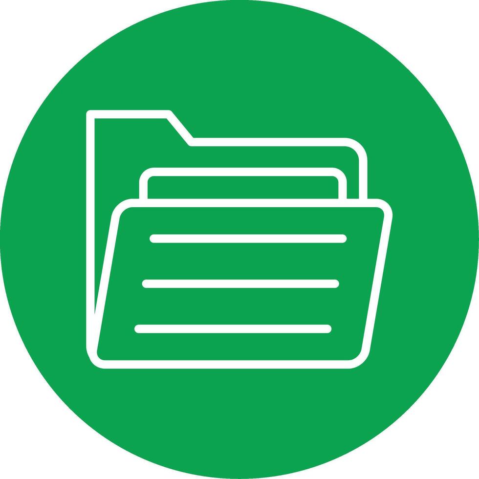 Folder Colorful Icon vector