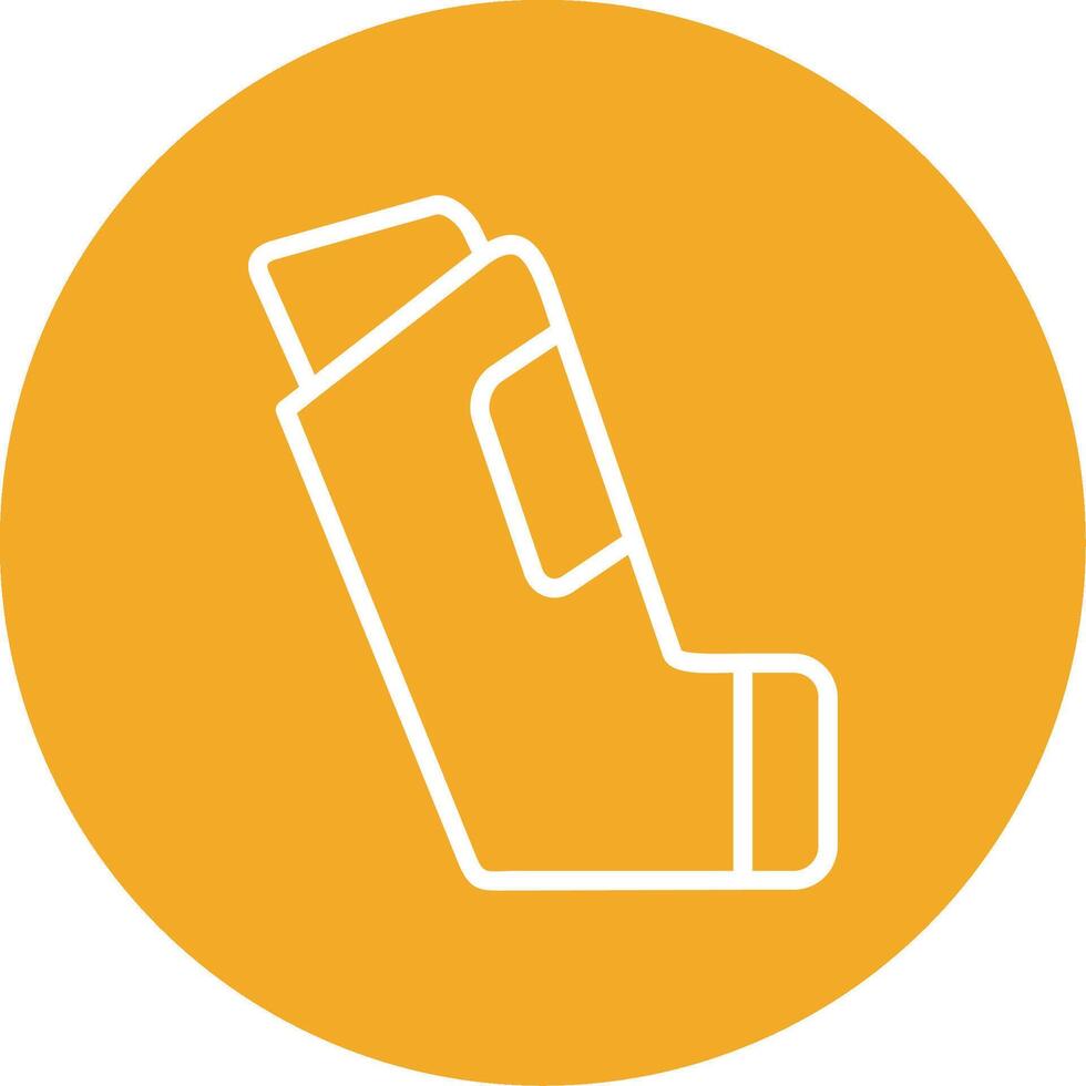 asthma Colorful Icon vector