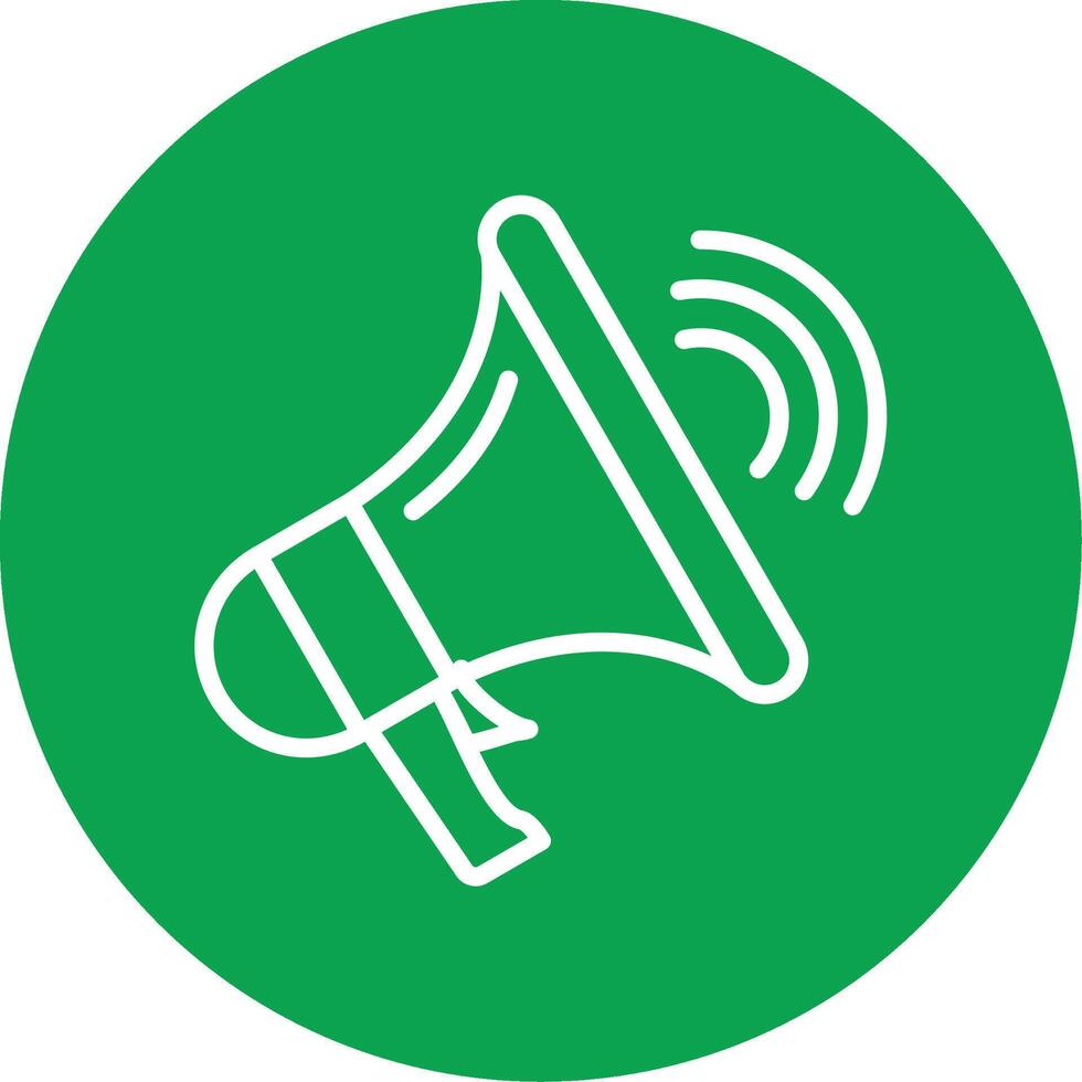 Mega Phone Colorful Icon vector
