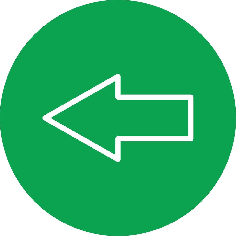 Back Colorful Icon vector