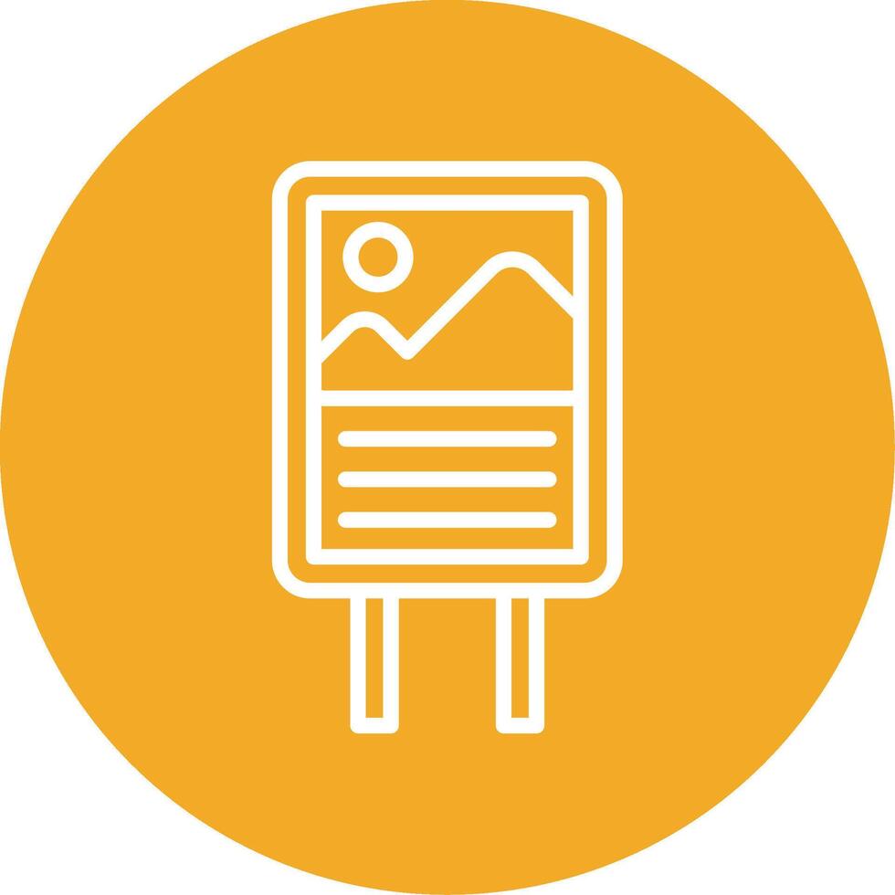 Poster Colorful Icon vector