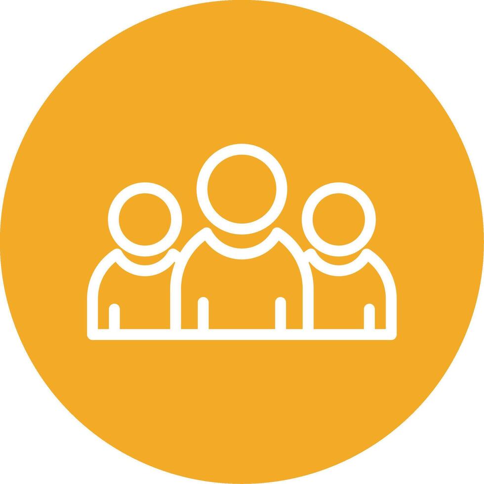 Team Work Colorful Icon vector