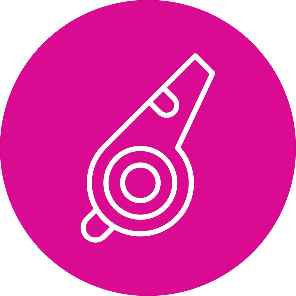 Whistle Colorful Icon vector
