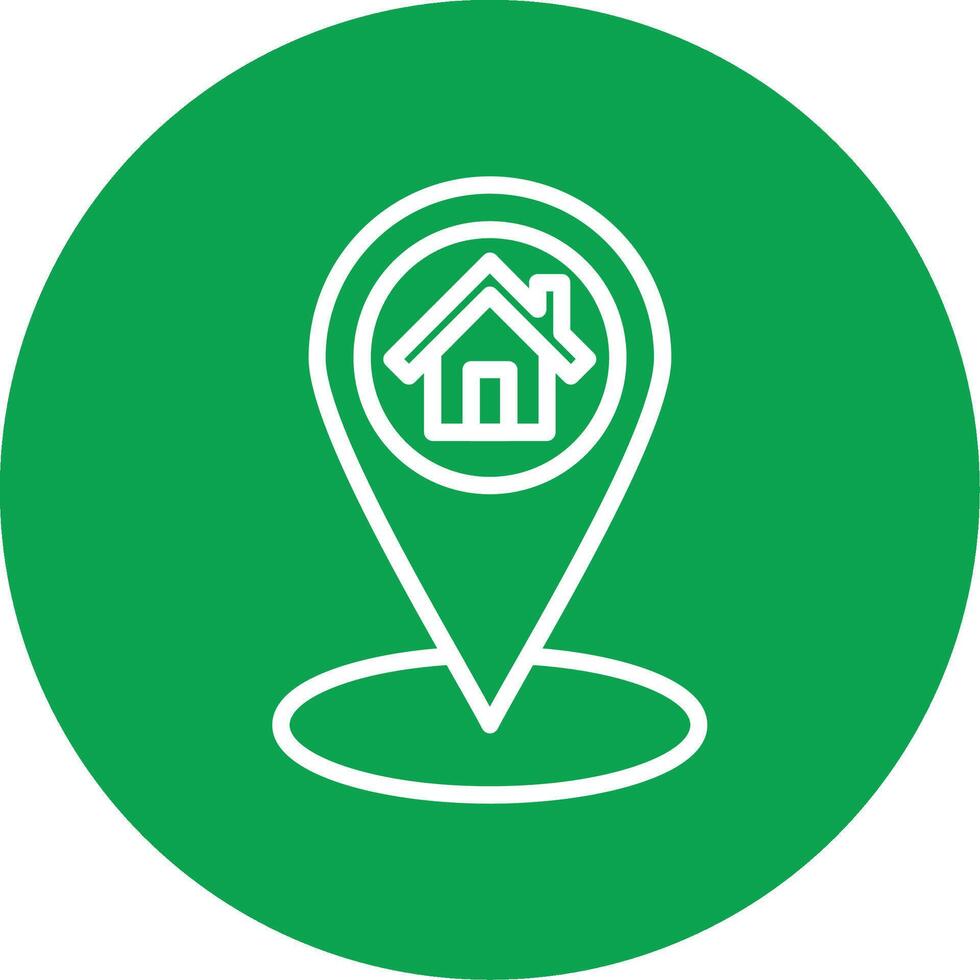 Location Pin Colorful Icon vector
