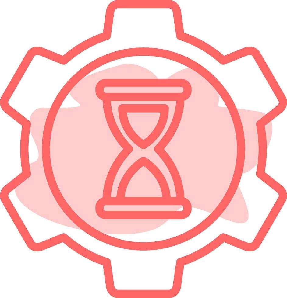 Time Management Colorful Icon vector